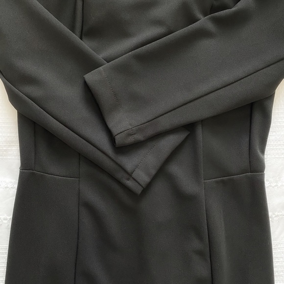 Rinascimento X GENERATION BLACK 3/4 SLEEVE STRETCH SHEATH BODYCON DRESS - L - Picture 7 of 8